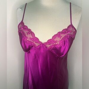 Victoria’s Secret slip gown lingerie medium m purple mini